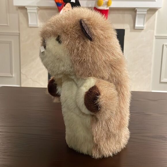 Oversized Vintage Gopher Gold Club Head Cover Gold Head Cover Excellent Used Co… - Picture 3 of 8